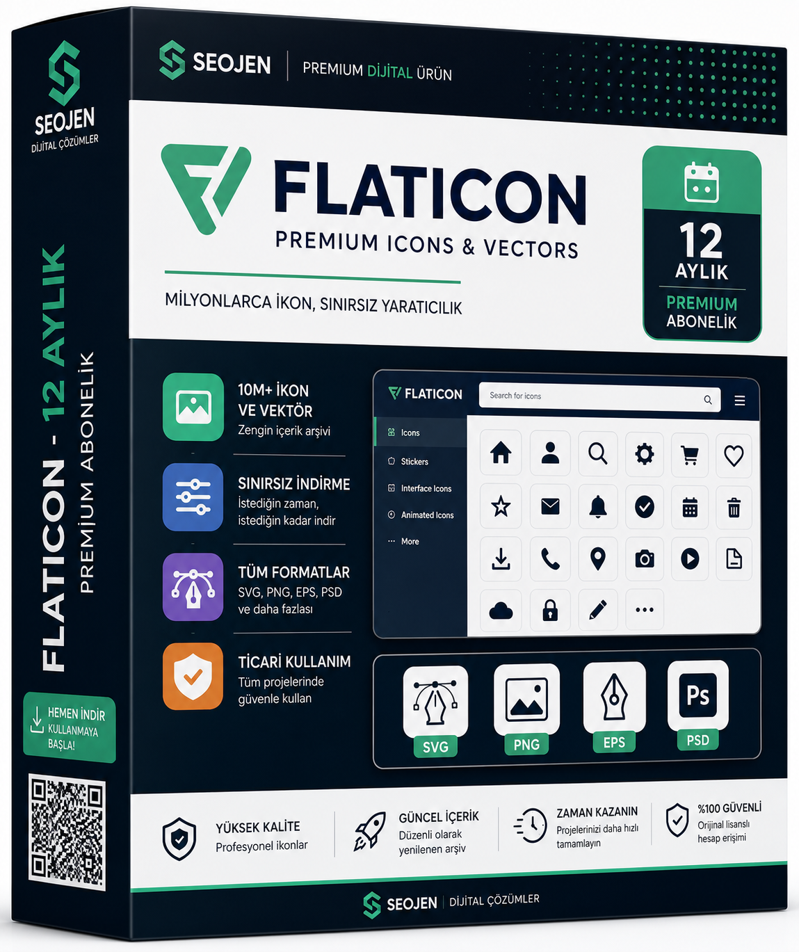 Flaticon - 12 Aylık