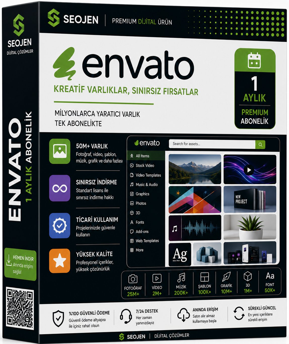 Envato - 1 Aylık