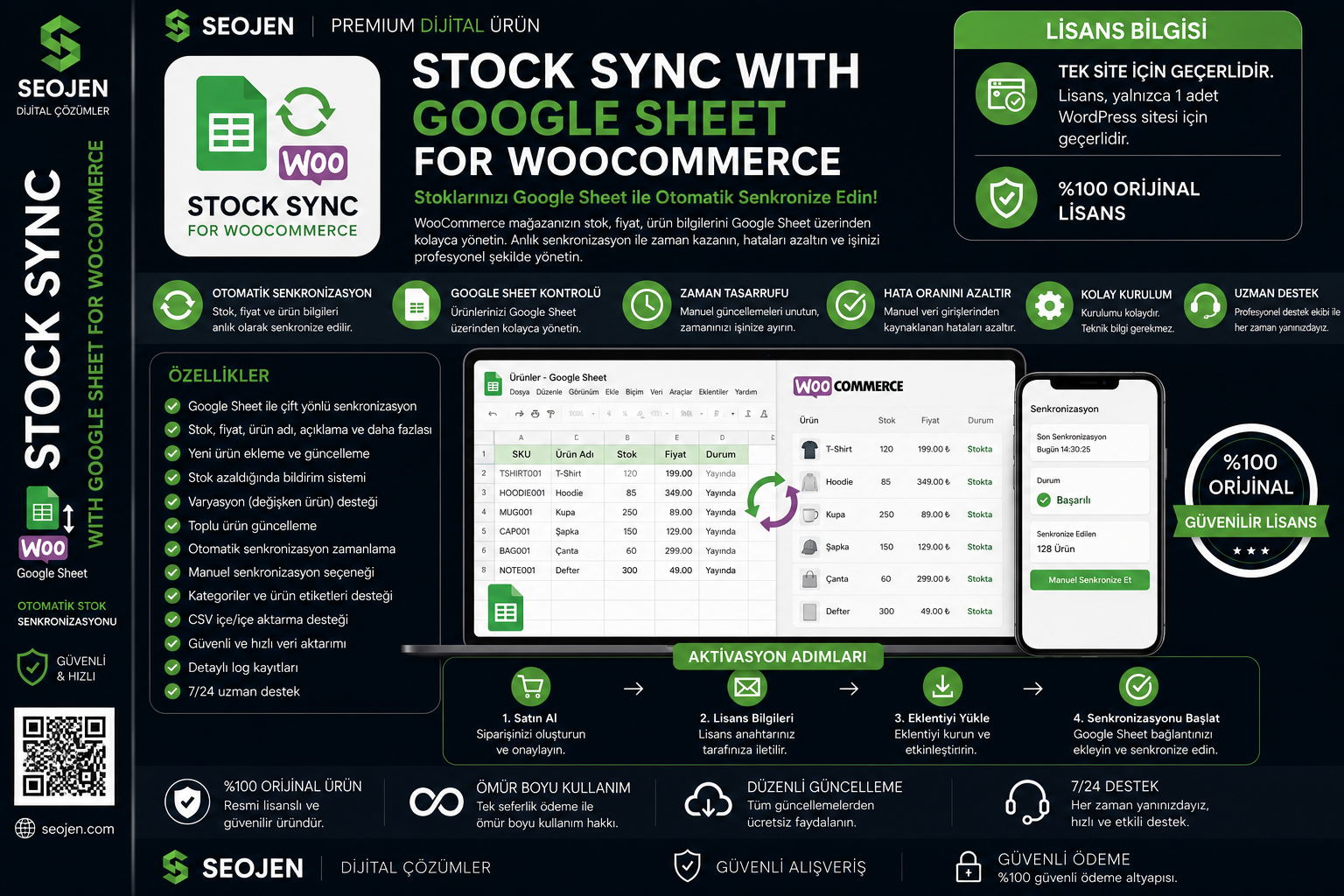 Stock Sync With Google Sheet For Woocommerce