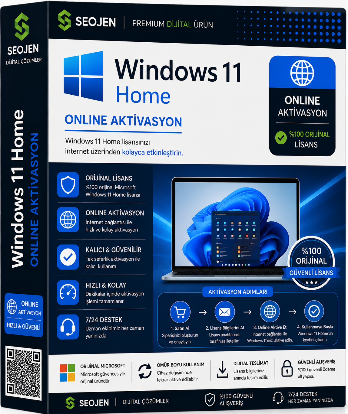 Windows 11 Home - Online Aktivasyon