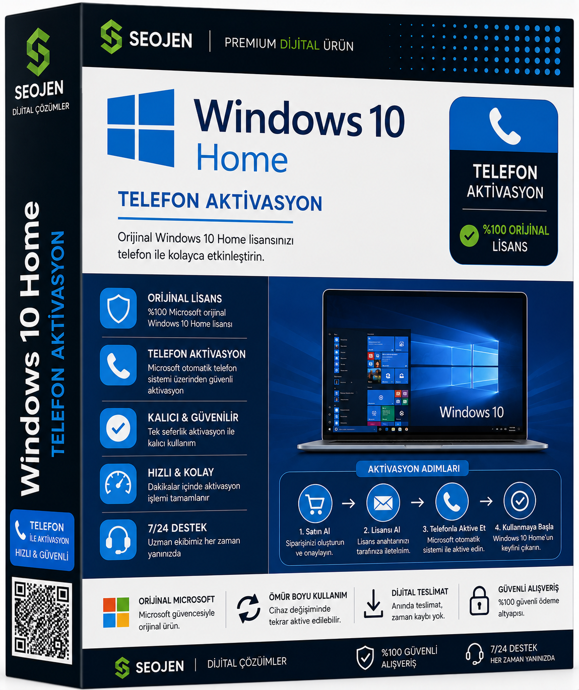 Windows 10 Home - Telefon Aktivasyon