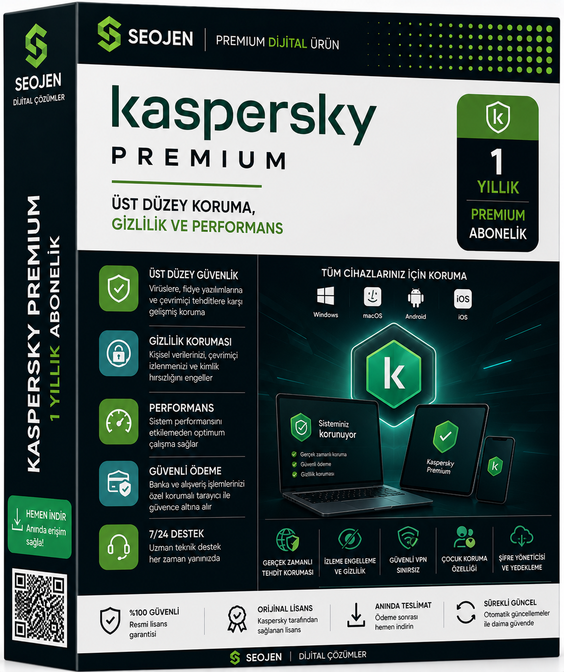 Kaspersky Premium - 1 Yıllık