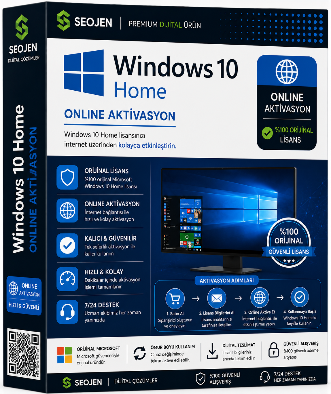 Windows 10 Home - Online Aktivasyon
