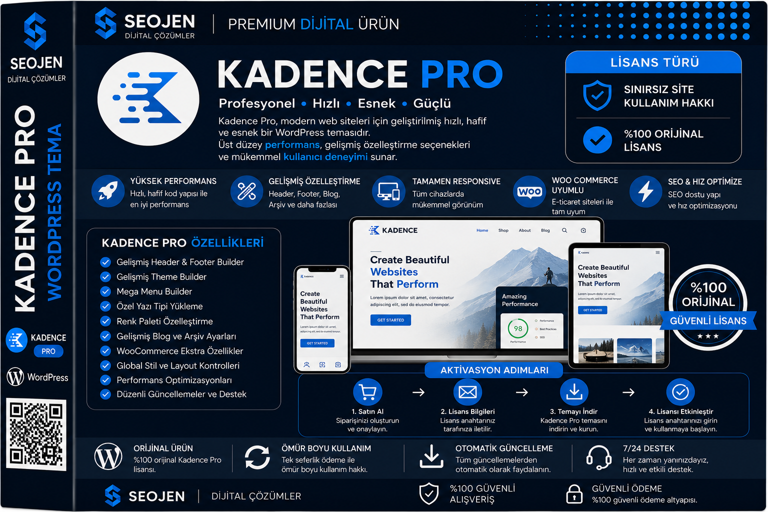 Kadence Pro Wordpress Tema