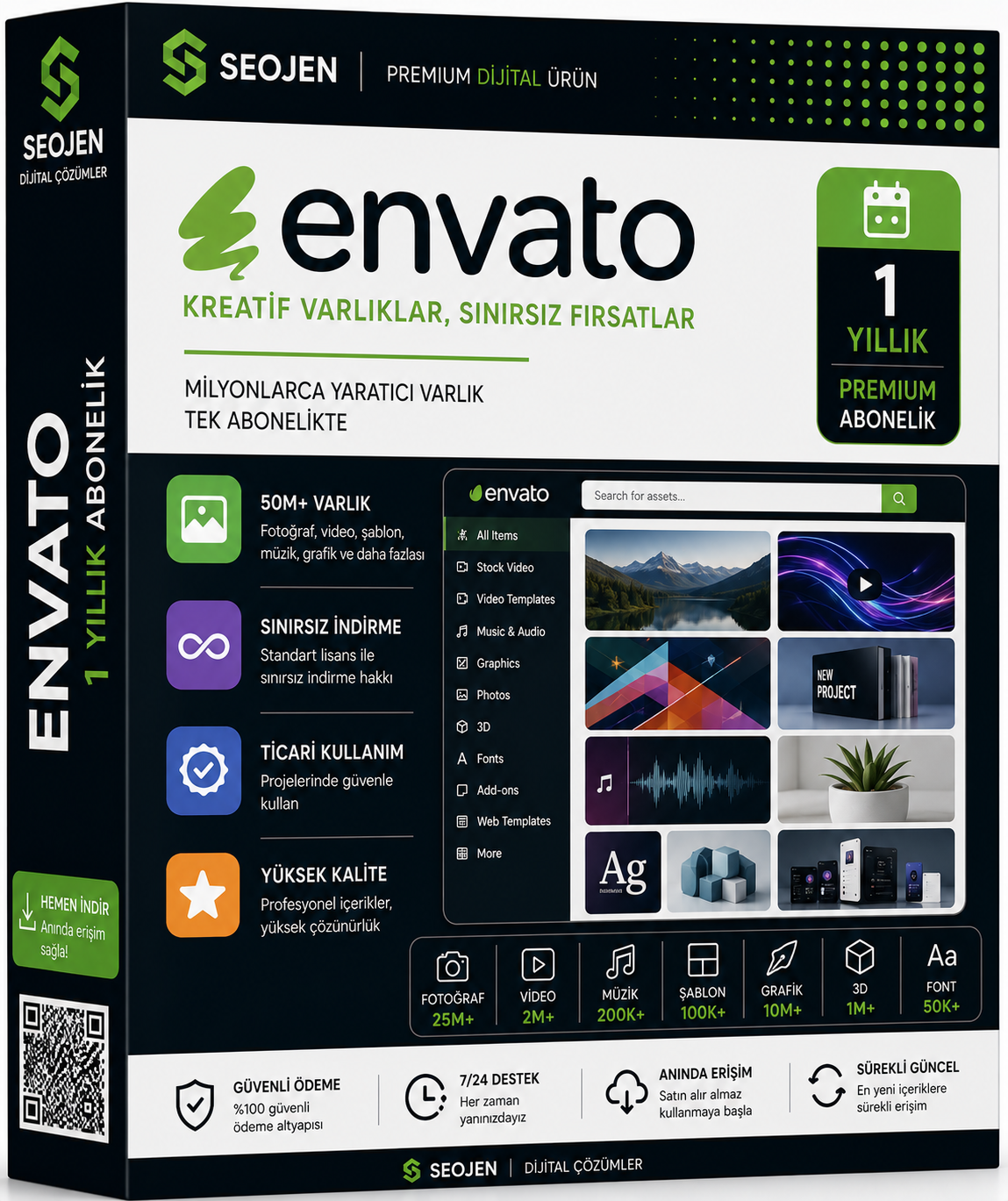 Envato - 12 Aylık