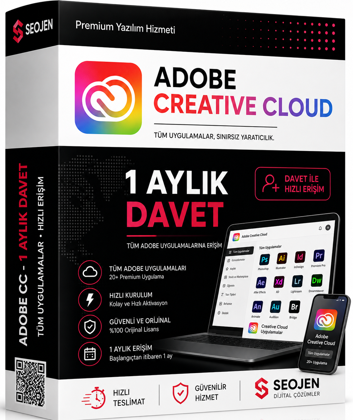 Adobe CC - 1 Aylık Davet