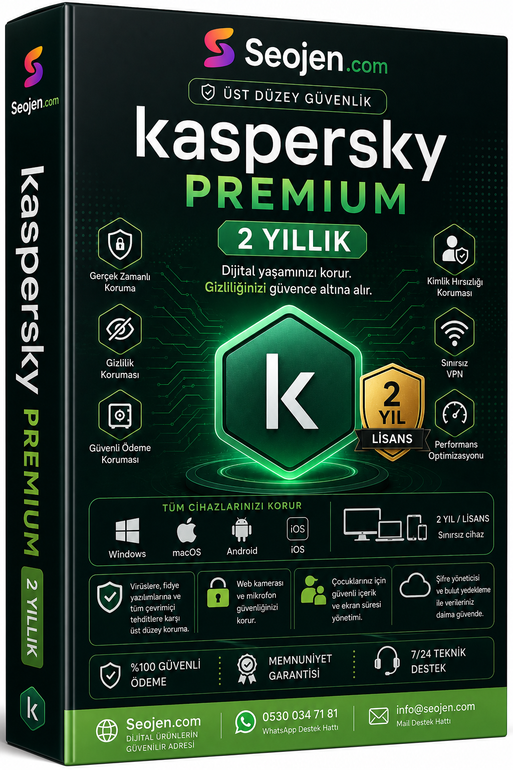 Kaspersky Premium - 2 Yıllık
