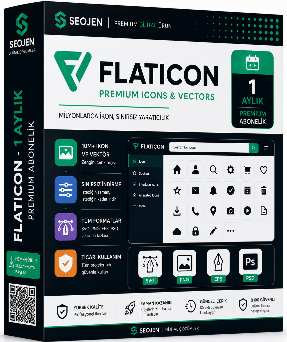 Flaticon - 1 Aylık
